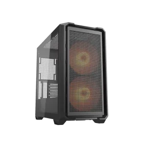 COUGAR MX600 Mini RGB Gaming PC Case High Airflow Mesh Front Tempered Glass Mid Tower Computer Chassis