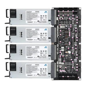 CRPS 3+1 Redundant PDB 6000W 17x GPU 12VHPWR 3x CPU 4+4Pin PMBUS RST Signal Compatible with 2000W 1300W 1600W CRPS Modules