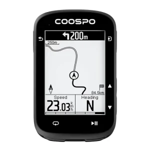 CS500 Wireless BLE ANT+ GPS Bicycle Computer with Route Navigation and Speedometer