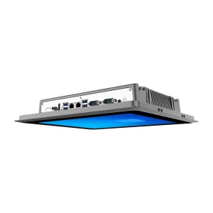 Capacitive Touch Screen LCD Linux Monitor with Aluminum Housing, Fanless Industrial All-in-One Panel PC