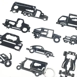 Car Keychain Card Wallet Utility Tool Metal EDC Multitool