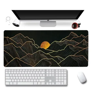 Cartoon Eco-Friendly Waterproof Thickened Non-Slip Base Customizable Stitched Edge Computer Mouse Pad for Office