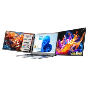 Commercial Bulk 16 Inch IPS Widescreen Type C Plug and Play Multi Screen Laptop Portable Monitor for Business Use