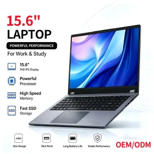 Commercial & Home Use Student Laptop 360 Degree Flip Touchscreen 15.6 Inch English Keyboard Windows 11 Home Pro