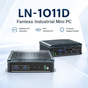Compact Box Computer Dual LAN COM USB Display Output Storage Optional for Commercial Equipment OEM ODM Custom Fanless Mini Pc