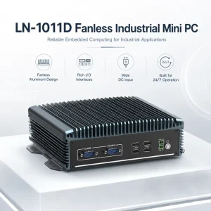 Compact Mini PC Dual LAN USB COM HDMI VGA WiFi 4G Optional Windows Linux Edge Computing