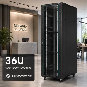 Competitive Price 36U 600x1800x1000mm Network Server Cabinet with Modular Structure for Integrated IT Systems