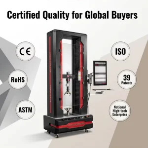 Compression Testing Machine for Rebar and Concrete WDW-100SS Gantry-Type Universal Tester for Industrial Quality Control CE ISO