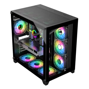 Computador Gamer PC Mid Tower Gaming Case ATX With Side Panel Window
