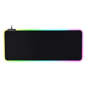 Computer 800*300*3mm Rgb Gaming Mouse Pads All Black Large Rubber Non slip Mouse Mat