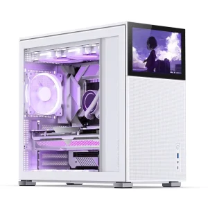 Computer JONS BO D41 MESH SCREEN White Middle Tower Gaming case Pc Computer