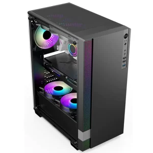 Cooling-2 ATX Mid Tower Gaming Computer Case with RGB Lighting