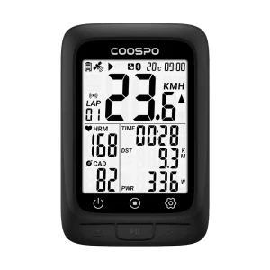 Coospo BC107 Cycling Wireless Stopwatch ANT+ BLE Bicycle Computer Speedometer GPS+BDS