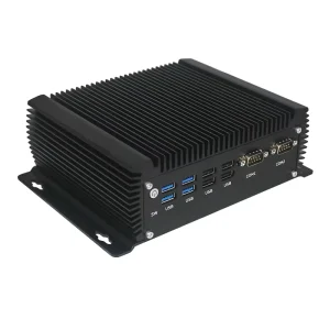 Core i5-8305G i7-8705G Fanless Industrial Embedded Mini PC with 2 GbE LAN, 2 COM, 8 USB, Triple Display, Barebone