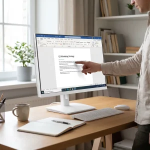 CoreNest 23.8 Inch Business Touch All in One PC Intel Core I5 12450H 10 Point Touch Screen Office I5 I7 I9 Desktop Computer