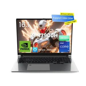 Custom 16 Inch DDR5 Gaming Laptop Intel I9 13900H 13th Gen RTX 4060 14 Core 144Hz 1920×1200 16 10 SSD Storage Win 11 Pro English