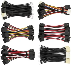 Custom 2.54mm Pitch Connector Copper Wire Harness 2-Pin 4-Pin Terminal Cable 12V for PCB Electronic Equipment