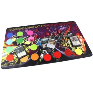 Custom 3mm 14×24 Inch RGB Gaming Mouse Pad with Stitched Edge, Rubber Material, CMYK Sublimation Printing