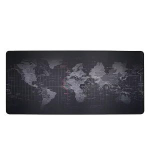 Custom 900x400mm Gaming World Map Mouse Pad Durable Stitched Edges Microfiber Silicon Nonslip 2 5mm Thickness for Computer