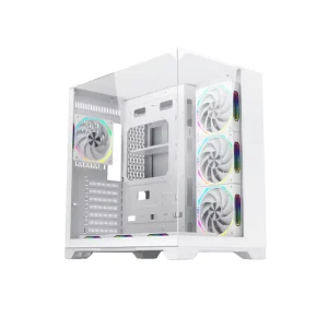 Custom ATX Full-Tower PC Case with Three Tempered Glass Panels