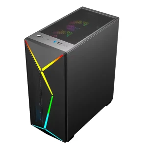 Custom ATX Mid Tower Gaming PC Case with USB Front Port, SPCC Material, ITX Form Factor and Cooler