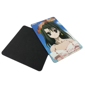 Custom Anti-Slip PVC Rubber Base 20x24cm Cartoon Printed Foldable Gaming Mouse Pad