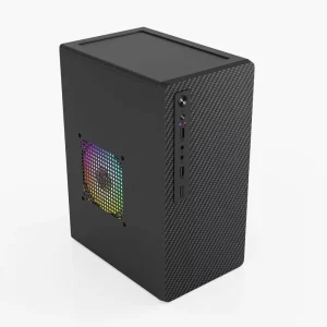 Custom Black and White Design Luxury Micro Atx Matx Pc Rgb Pc case Pc Gaming case