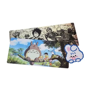 Custom Cartoon Japanese Anime Mouse Pad Heat Transfer Desk Mat Mouse Pad Game Custom Printed Mouse Pad