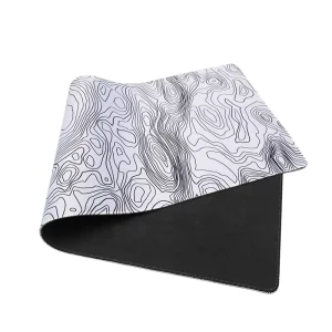 Custom Cartoon Sea Wave Gaming Mouse Pad Non Slip Rubber Base XXL Size Stock Available