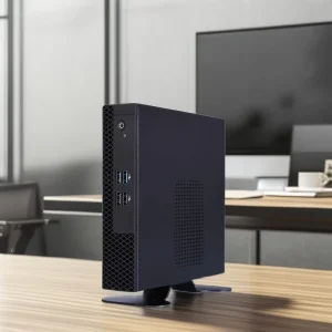 Custom Celeron N5095 J4125 Mini PC Desktop Computer Dual Core DDR4 with VGA HD Portable Office Mini PC US Plug