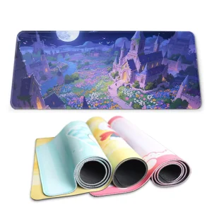 Custom Computer Accessory Gaming Mouse Pad Keyboard Desk Size Natural Rubber Mouse Pads Card Game Mat