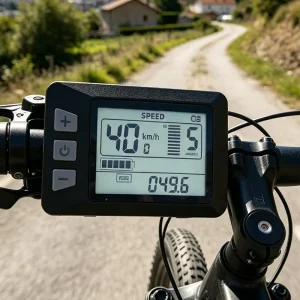 Custom Ebike Digital Display Factory with Real time Speed Mileage Data for Bikes with Practical Bicycle Computer
