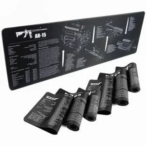 Custom Factory Xxxl Big PC Desk Mats for OEM ODM With Edging Packaging and LOGO Gun Mat Gun Cleaning Mat