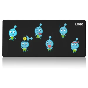 Custom Gaming Mouse Pad Extended Desktop Pad Computer Keyboard Pad Mat Fabric and Non slip Rubber with Stretched Edge Waterproof