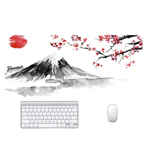 Custom Gaming Mouse Pad Extra Large 800x300mm Rubber Fabric Scratch Proof Non slip Oval Shape Stock ODM OEM Brand