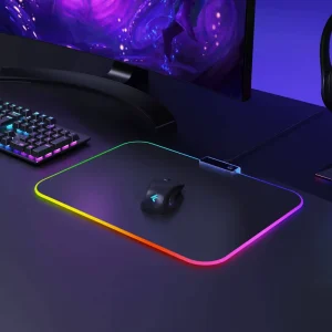 Custom Gaming Mouse Pad Standard Size Smooth Rubber Surface USB RGB LED Waterproof Non Slip Customizable Sizes Stock AI’LONG B 4