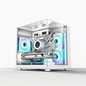 Custom Gaming PC Case ITX MATX Small Computer Tower Cabinet Top USB3.0 USB2.0