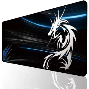 Custom Image Heated Natural Rubber Gaming Mouse Pad 700x300mm 3 4mm Thickness with Wireless Charging Custom Logo & Color Stock