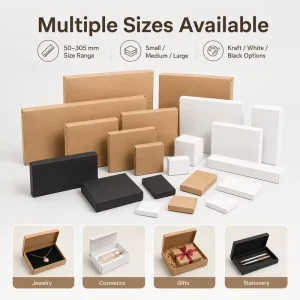 Custom Kraft Paper Folding Carton Tuck Top Gift Box for Retail, Mailer, and Storage Packaging