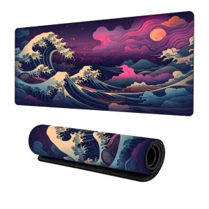 Custom Large Computer Mouse Pad Factory Direct Sale Rubber Mouse Pad with Stitched Edge Sealing CF LOL Game Computer Desk Mat