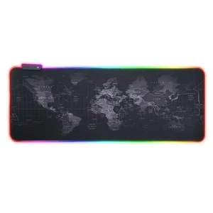 Custom Large LED RGB Gaming Mouse Pad Natural Rubber 3mm Thickness