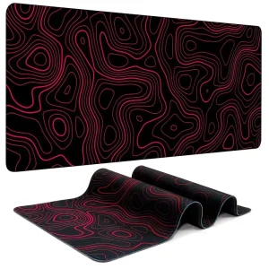 Custom Large White Anti Slip Rubber Desk Mat for Keyboard and Mouse Cartoon Style Sublimation Mouse Pad