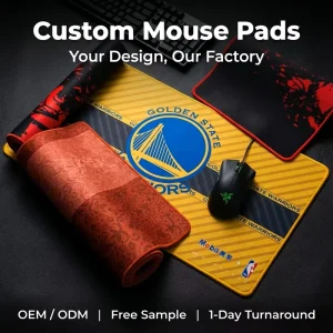 Custom Logo Anime Gaming Mouse Pad OEM ODM Sublimation Printed Natural Rubber Non Slip Desk Mat