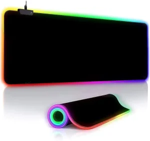 Custom Logo Gaming Mouse Pad with RGB LED Lights