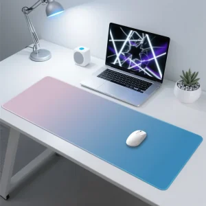 Custom Logo Gradient Rubber Sheet Material Computer Keyboard Mousepads Rubber Gaming Mouse Pad