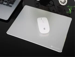 Custom Logo Metal Design Desk Pad Aluminum Alloy Game Mouse Pad
