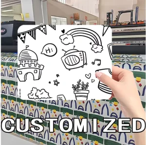 Custom Logo PVC Gaming Mouse Pad Non Slip for Corporate Branding Computer Accessories Custom Printed