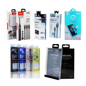 Custom Logo Recyclable Rigid Boxes with Matte Lamination for Electronics Packaging