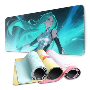 Custom Logo Sublimation Large World Map Cartoon Water-Resistant Extended Gaming Mouse Pad