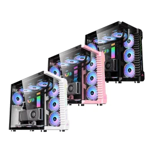 Custom M-ATX PC Case with Aluminum Alloy and Side Panel Window